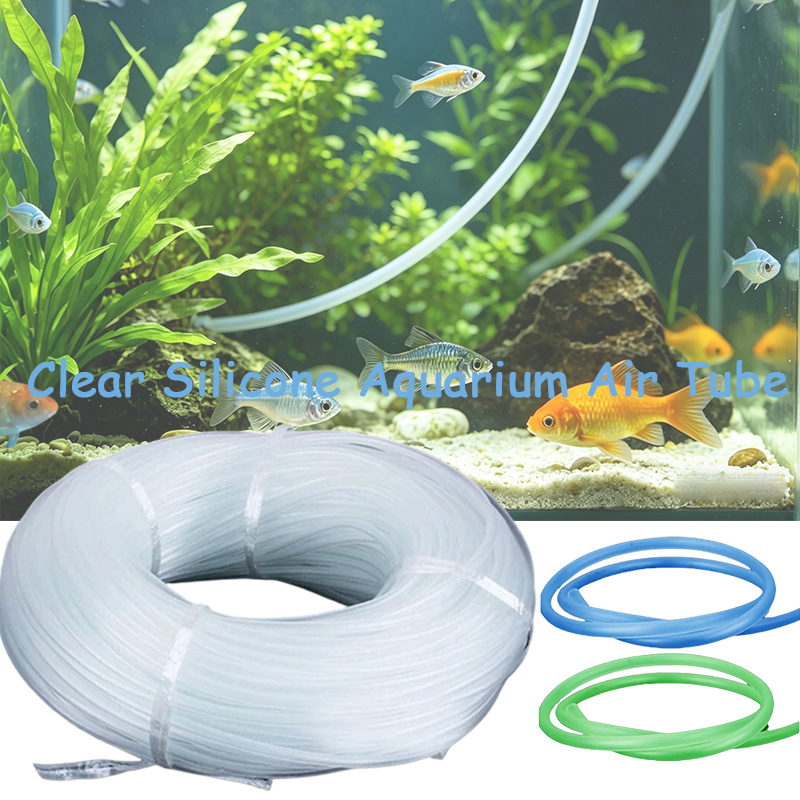 Aquarium Fish House - Tuyau d'air flexible transparent en PVC