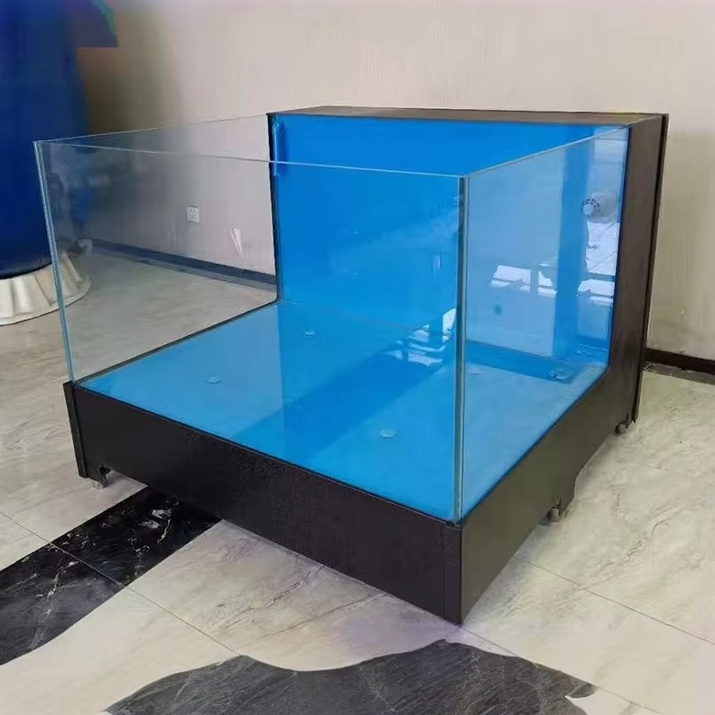 Aquarium Xxl - Aquarium carré en verre pour poissons