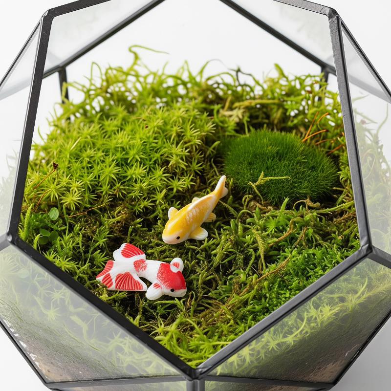 Aquarium Mini Fish - Mini figurines de poissons Koi en