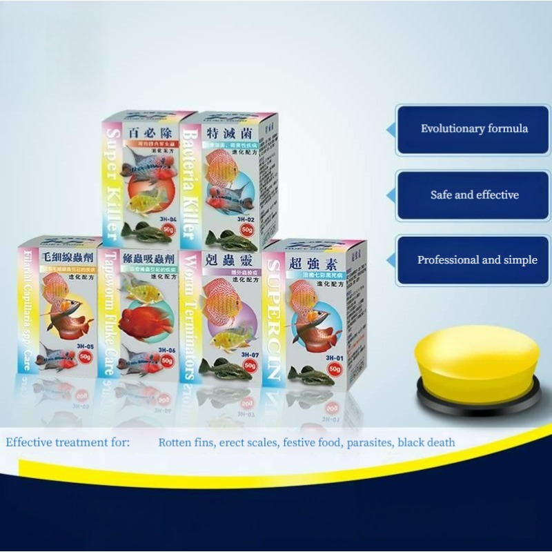 Aquarium Fish Cichlid - Traitement des poissons d'aquarium contre les