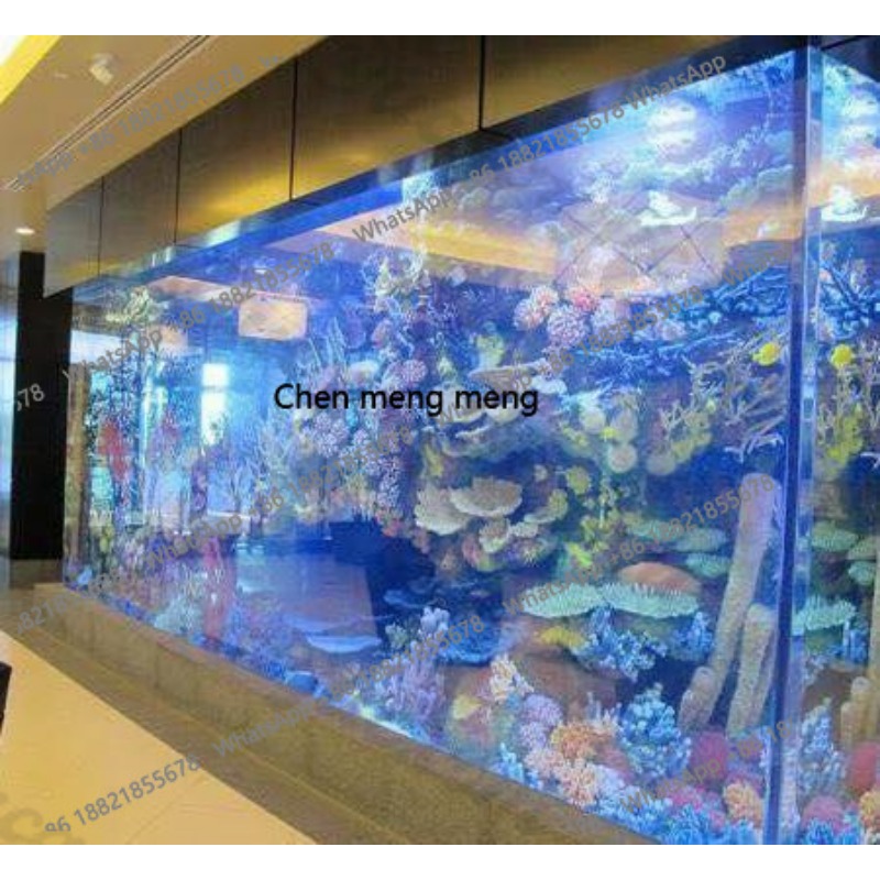 Aquarium Xxl - Grand aquarium en verre acrylique ultra-clair,