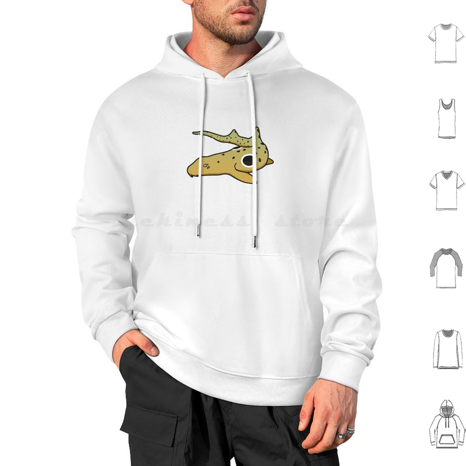 Aquarium Fish Drawing - Épaulette requin dessin sweats à capuche