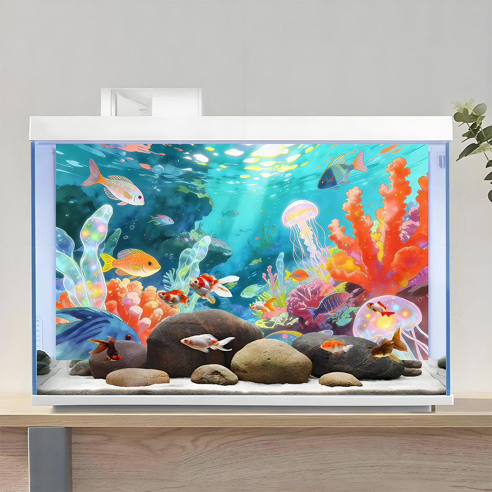 Fond d'aquarium, décor pour aq - Aquarium Fish World avis et prix