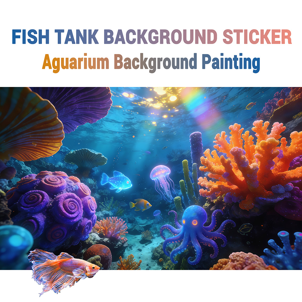 Autocollants pour aquarium, dé - Aquarium Fish World avis et prix