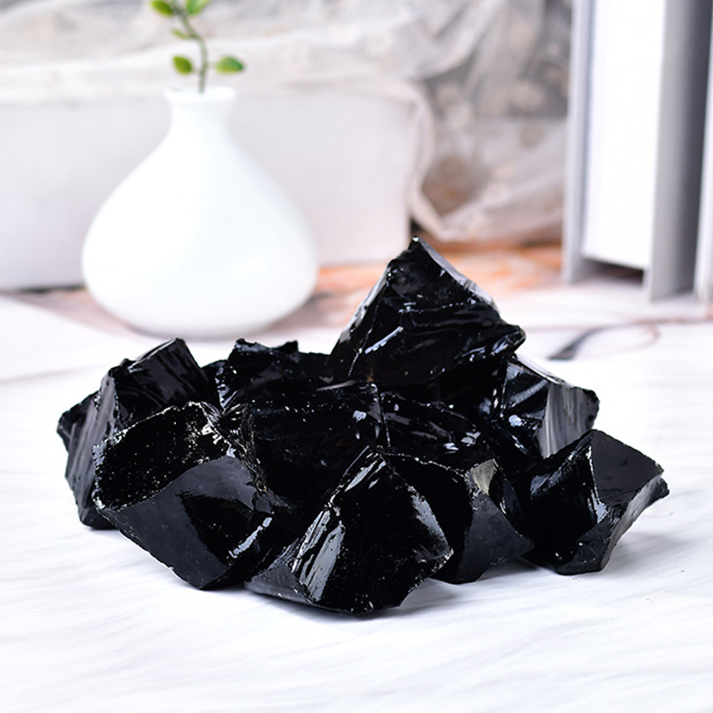 Pierre brute d'obsidienne noir - Aquarium Fish Names avis et prix