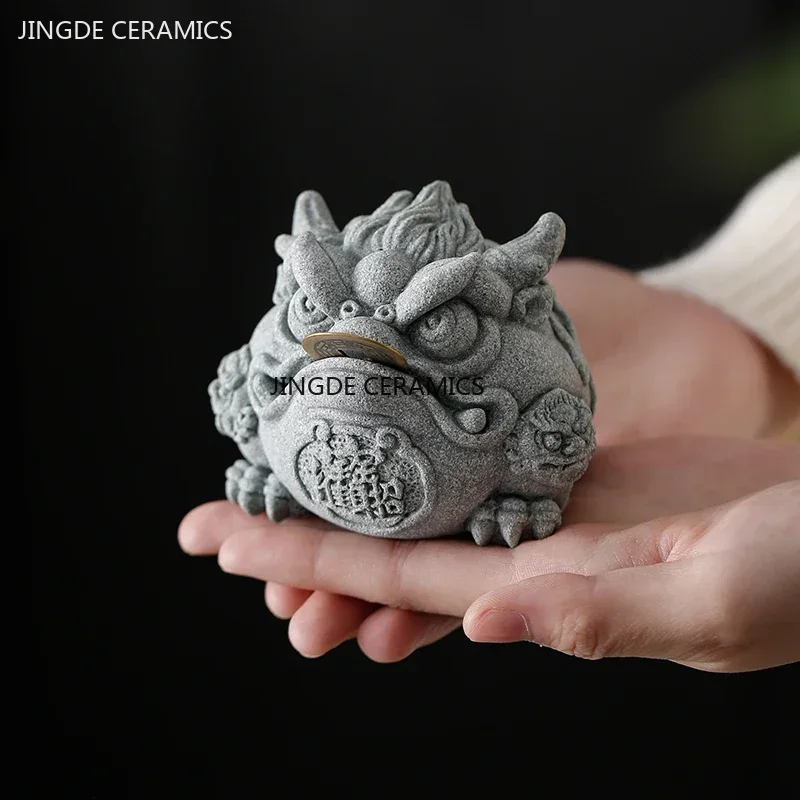Grès Fengshui doré créatif, dé - Aquarium Fish Types avis et prix