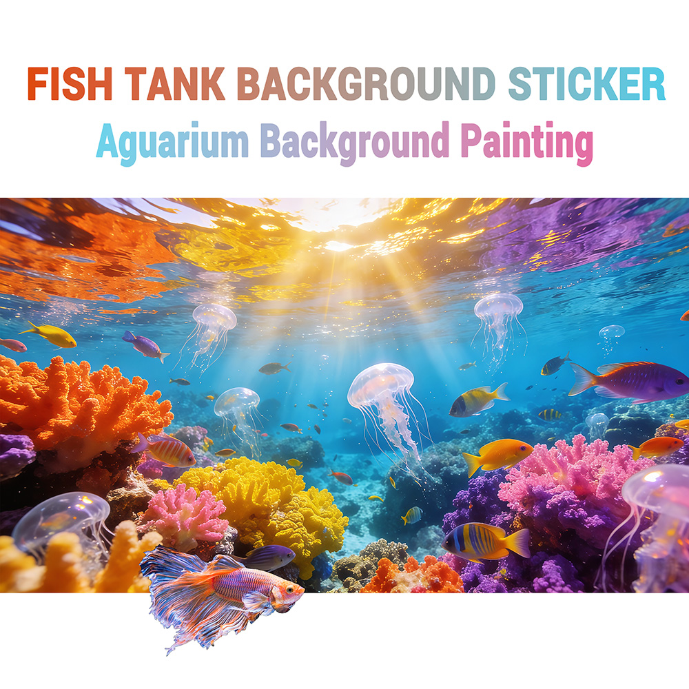 Le monde sous-marin, peinture  - Aquarium Fish World avis et prix