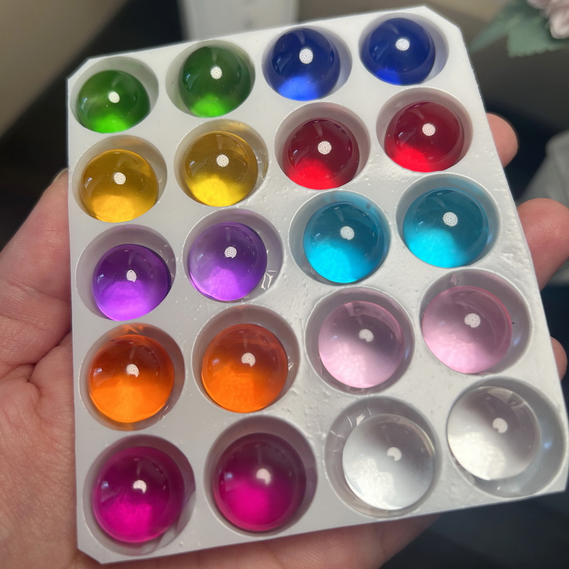 Boules de verre de couleur uni - Aquarium Fish Ball avis et prix