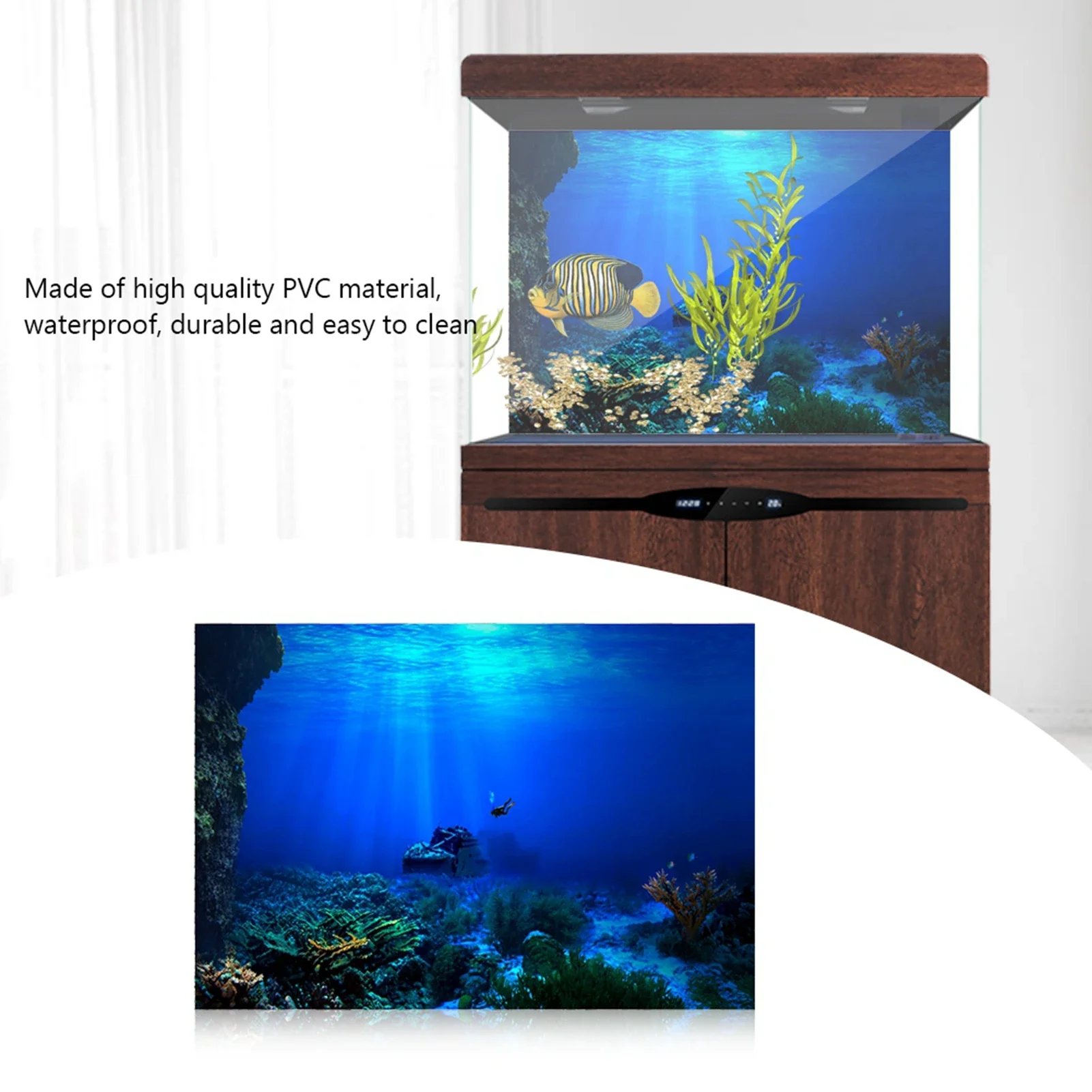 Affiche de fond d'aquarium de  - Aquarium Fish World avis et prix