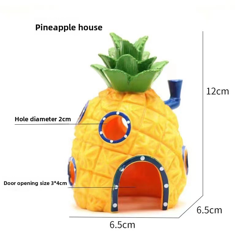 Décoration d'aquarium Ananas H - Aquarium Fish Names avis et prix
